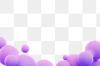 PNG purple liquid fluid border, transparent background