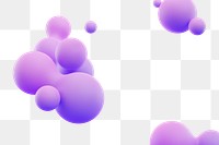 PNG purple liquid fluid border, transparent background