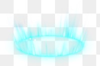 Futuristic portal png element, digital remix, transparent background