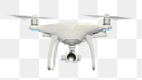 Drone png smart technology, transparent background