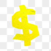 Dollar sign png financial, transparent background