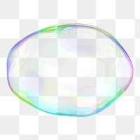 PNG gradient bubble geometric shape, transparent background