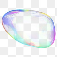 PNG gradient bubble geometric shape, transparent background