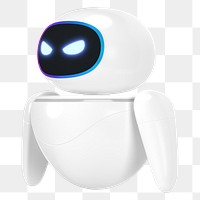 Angry robot png smart technology, transparent background