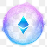 Ethereum icon png, transparent background. BANGKOK, THAILAND, 3 MARCH 2023