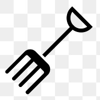 Pitchfork png flat icon, transparent background