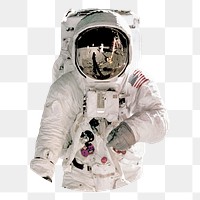 Astronaut png sticker, transparent background