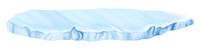 Ice sheet png sticker, nature illustration, transparent background