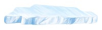 Ice sheet png sticker, nature illustration, transparent background