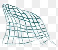 Fishing net png sticker illustration, transparent background