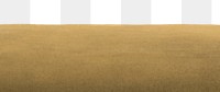 Beige field border png sticker, transparent background