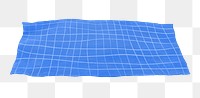 Blue tablecloth png, transparent background