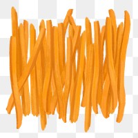 French fries png food illustration, transparent background