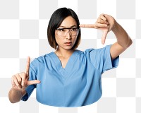 Medical technology png sticker, transparent background