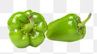 Bell pepper vegetable png, transparent background