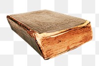 Ancient bible book png, transparent background