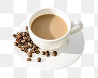 Hot coffee png, transparent background