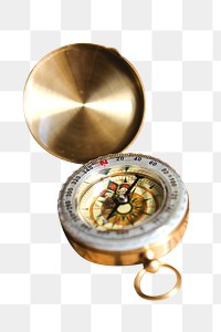 PNG vintage compass, collage element, transparent background