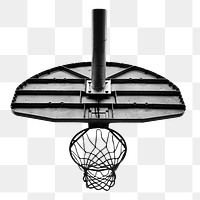 Basketball hoop png, transparent background