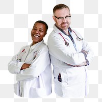 Doctors png job sticker, transparent background