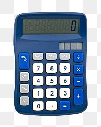 PNG calculator, collage element, transparent background