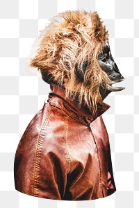 Monkey costume guy png, transparent background