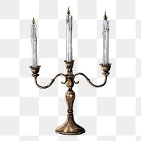 Candle holder png illustration, transparent background