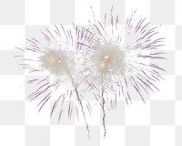 PNG Festive fireworks, collage element, transparent background