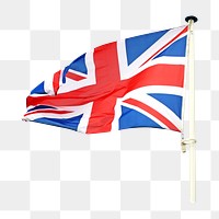 PNG UK flag, collage element, transparent background