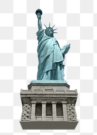 PNG Statue of Liberty in New York  , collage element, transparent background