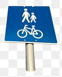 Pedestrian traffic sign png, transparent background