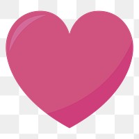 Heart png illustration, transparent background