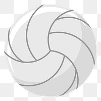 Volleyball png illustration, transparent background