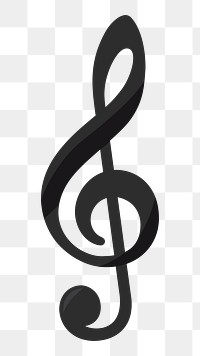 Music note png illustration, transparent background