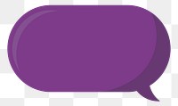 Speech bubble png illustration, transparent background