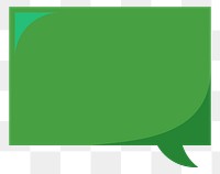 Speech bubble png illustration, transparent background