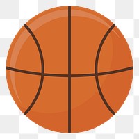 Basketball png illustration, transparent background