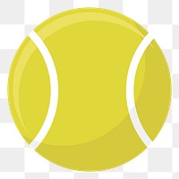 Tennis ball png illustration, transparent background