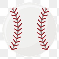 Baseball png illustration, transparent background