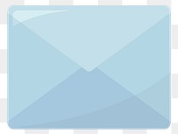 Envelope png element, transparent background