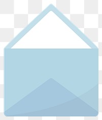 Envelope png element, transparent background