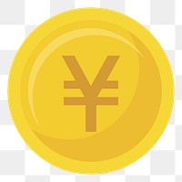 Yen currency png illustration, transparent background