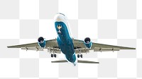 PNG commercial airplane, collage element, transparent background