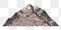 Rocky mountain png, transparent background