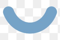 Blue squiggly line png, transparent background