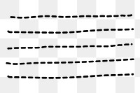 Png dotted line, transparent background