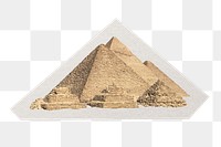 PNG Great Pyramid of Giza transparent, transparent background