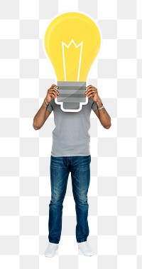 Creative idea png element, transparent background