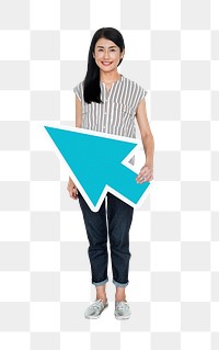 Woman png element, transparent background