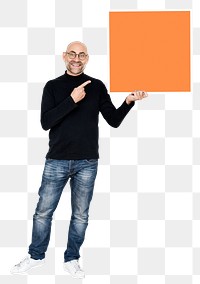 Man png element, transparent background